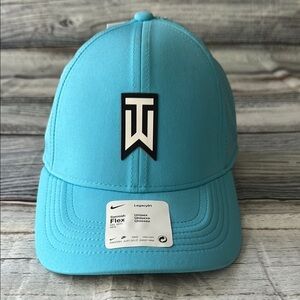 Nike Tiger Woods Unisex Turquoise Legacy91 Golf Hat with Logo Size M/L